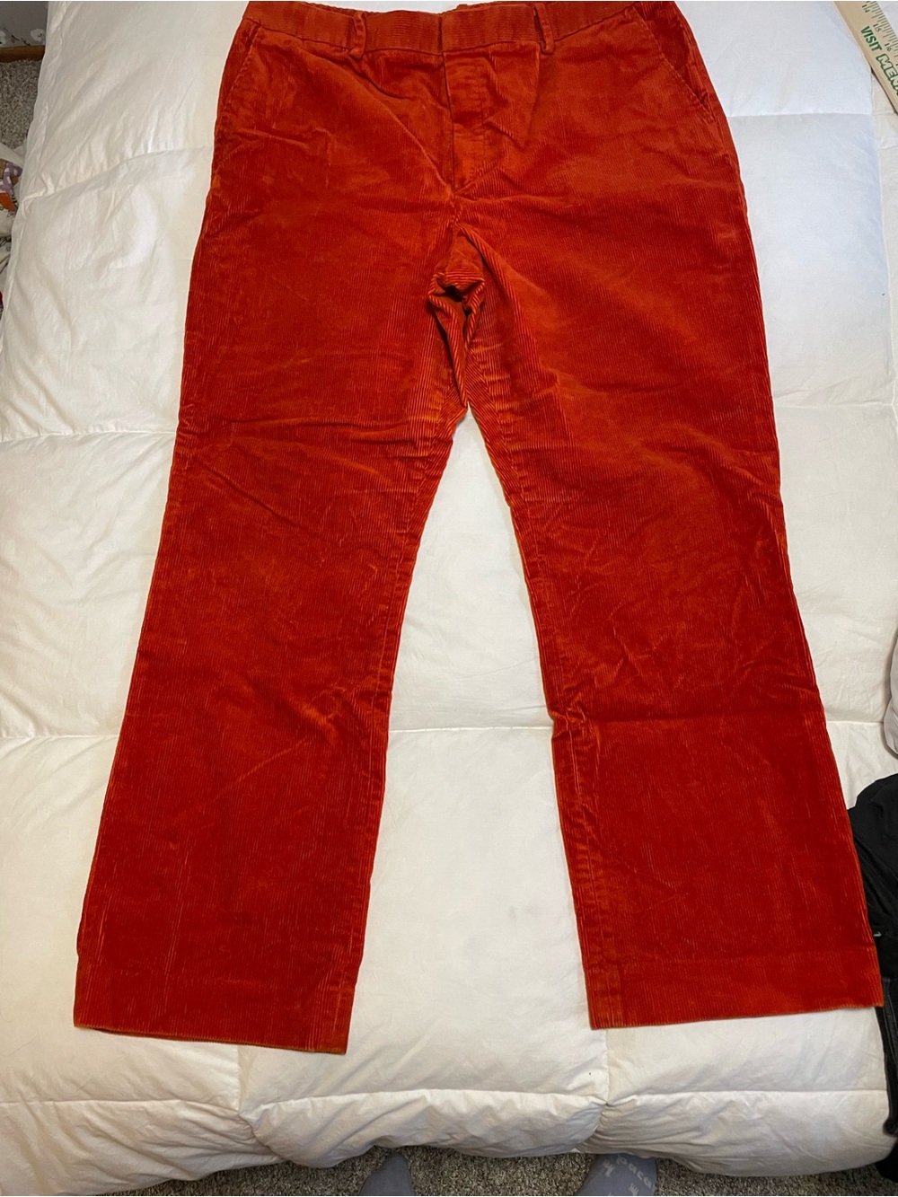 Ralph Lauren Rust Red- Orange Corduroy Pants Sz 16
